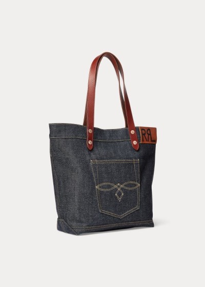 Women's Ralph Lauren Denim Tote Bags | 871963MYT